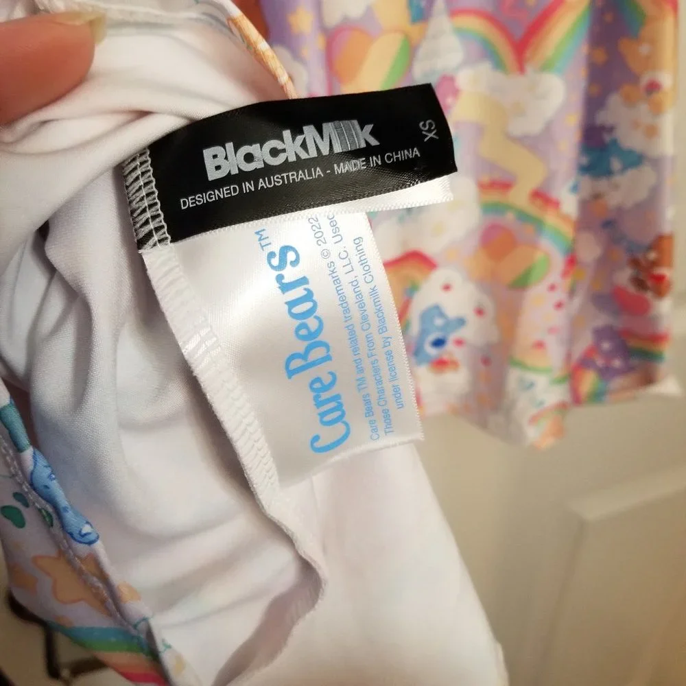 NWOT Blackmilk Care Bears Sharing Is Caring Mini Strappy Dress - Limited - Picture 6 of 6